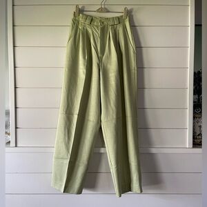 💚 💚 💚 Dust Green High Waist Dress Pants